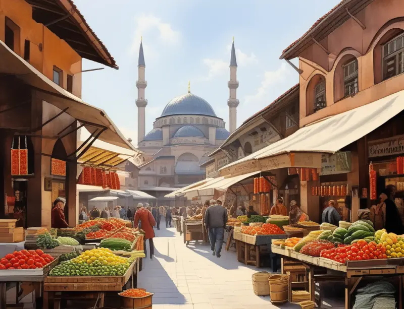 Türkischer Markt für Lebensmittel